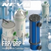fluytec frp grp pvc housing multi cartridge filter vessel  medium